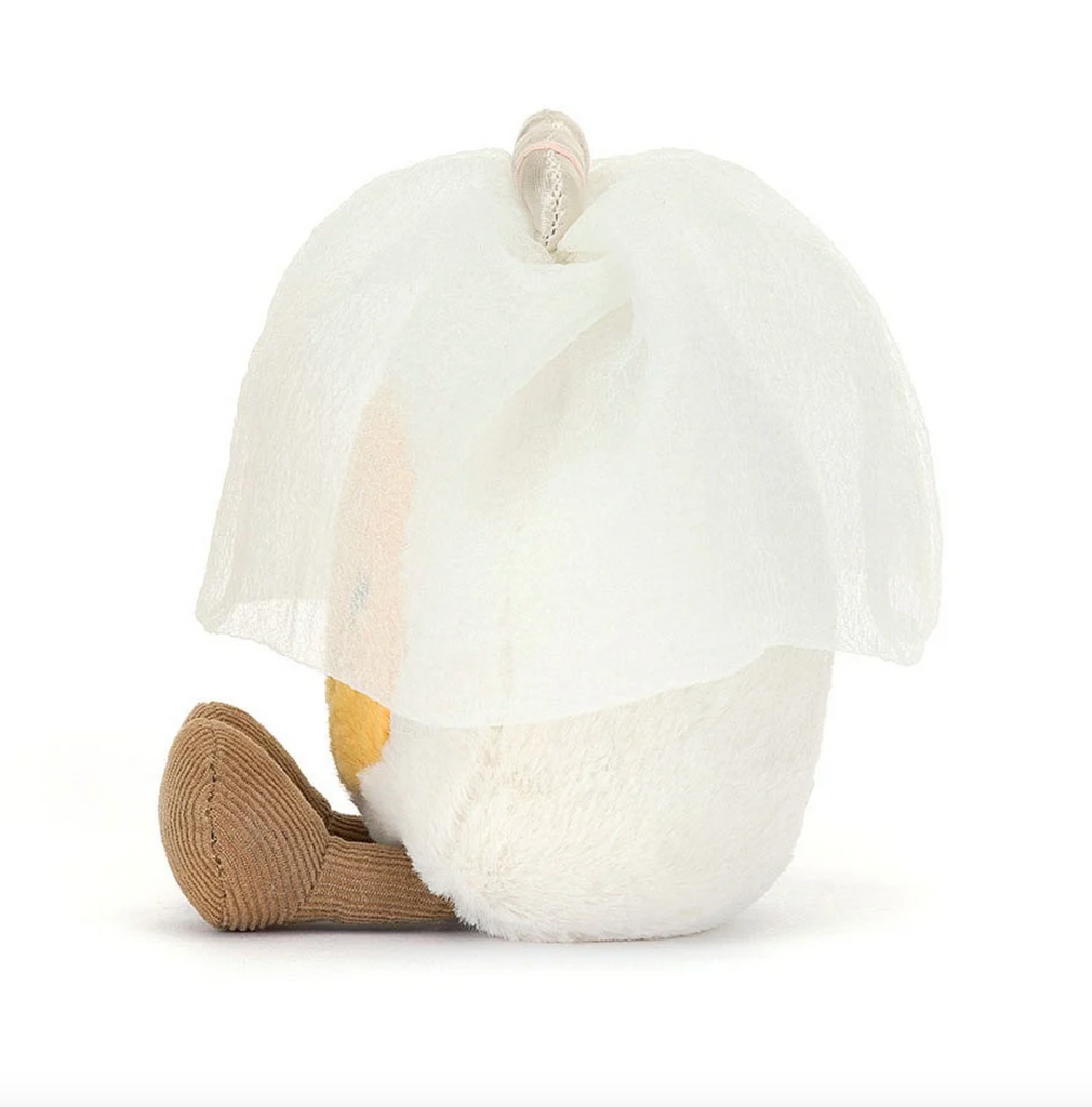 Amuseable Boiled Egg Bride viewed from the side.