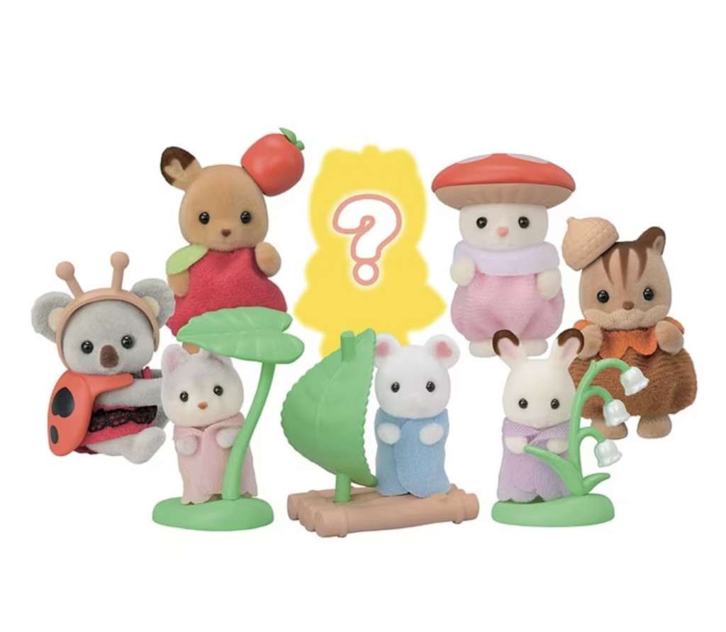 Calico Critters Baby Forest Costume series figures.