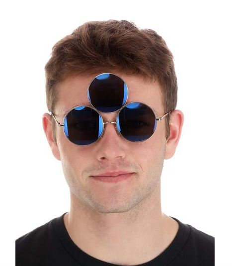 Blue Third Eye Glasses – World of Mirth
