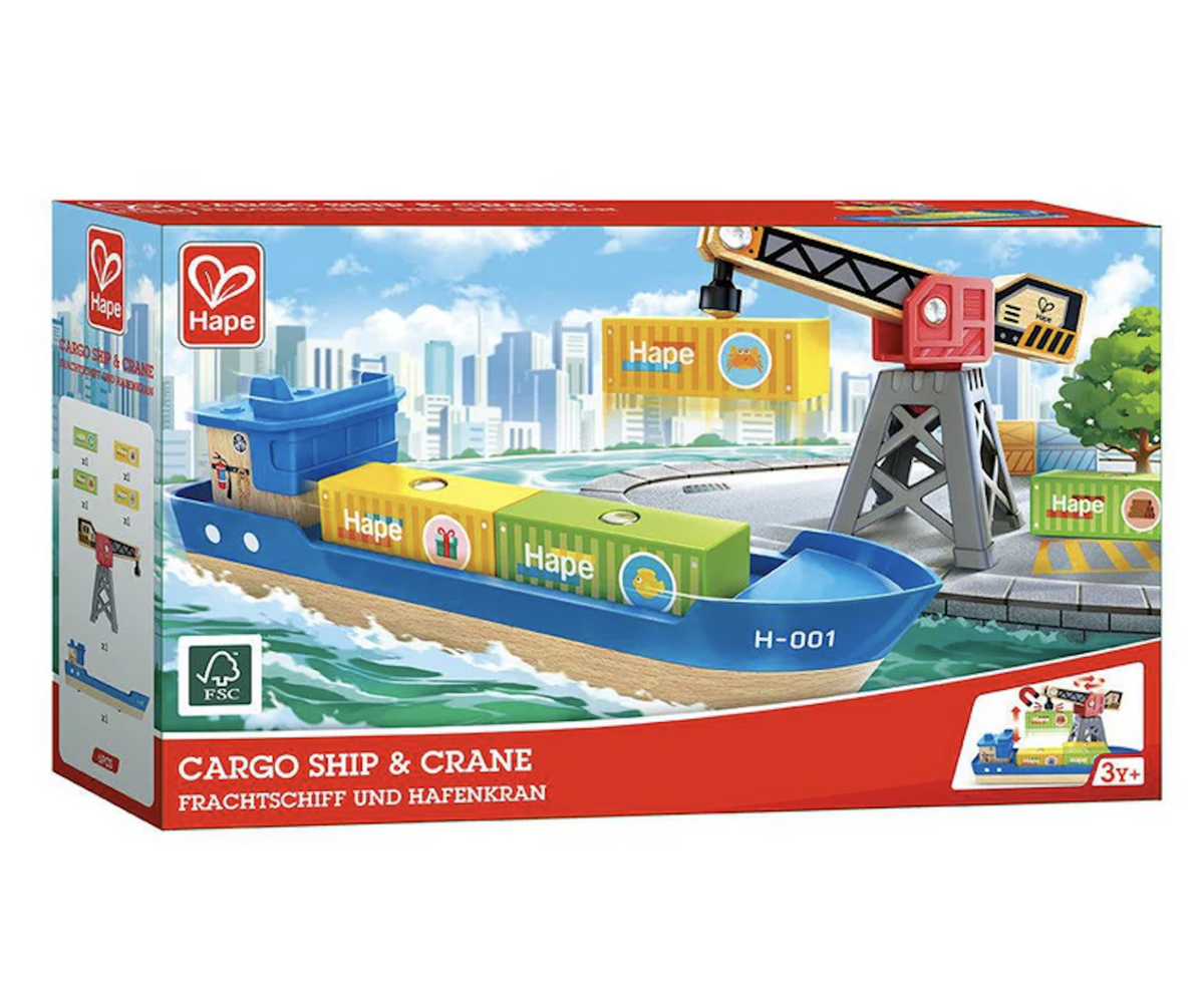 Cargo Ship Crane World of Mirth