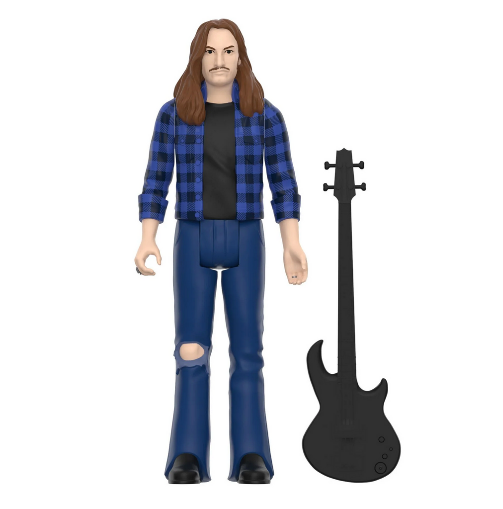 Cliff Burton action figure with bass acessory.