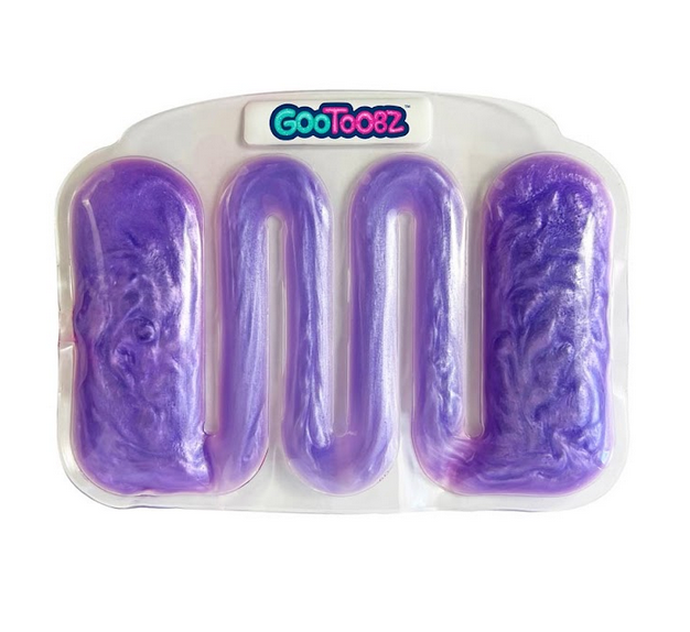 Purple pearlized GooToobz. 