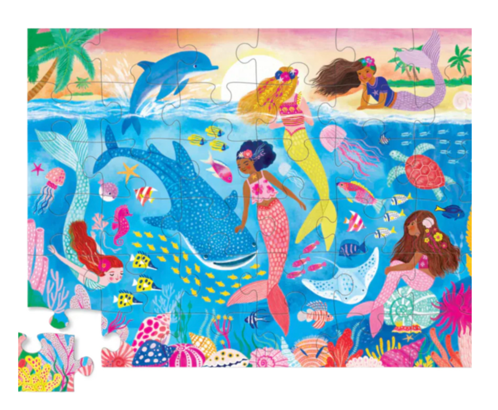 Complete Mermaid Dreams 36 piece puzzle.