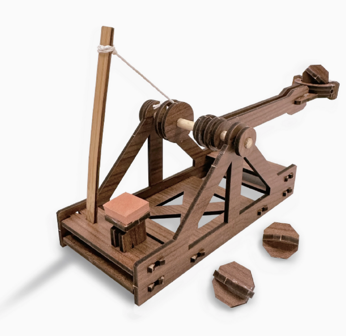 Mini Catapult Model Building Kit – World of Mirth