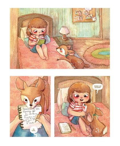 Sample panel from the book Missing You.