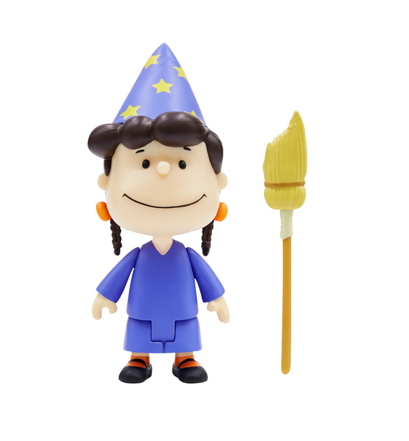 Violet is dressed as a witch! This 3.5" articulated Violet figure sports a witch hat and carries a broom accessory.
