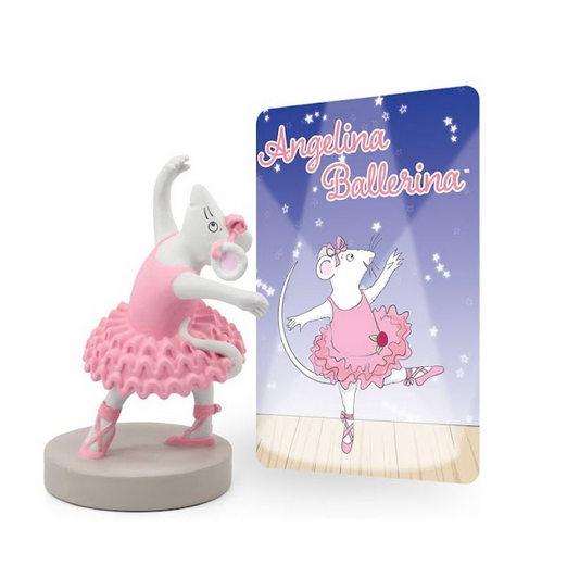Angelina Ballerina Tonies character figure and card. 