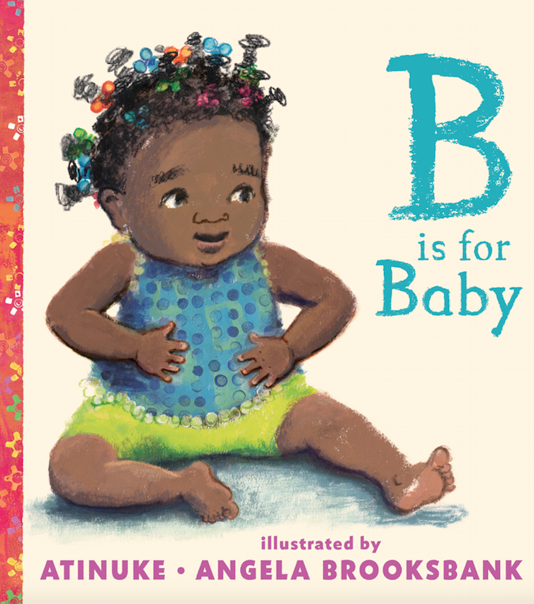 Cover of B is for Baby by Atinuke and Angela Brooksbank.