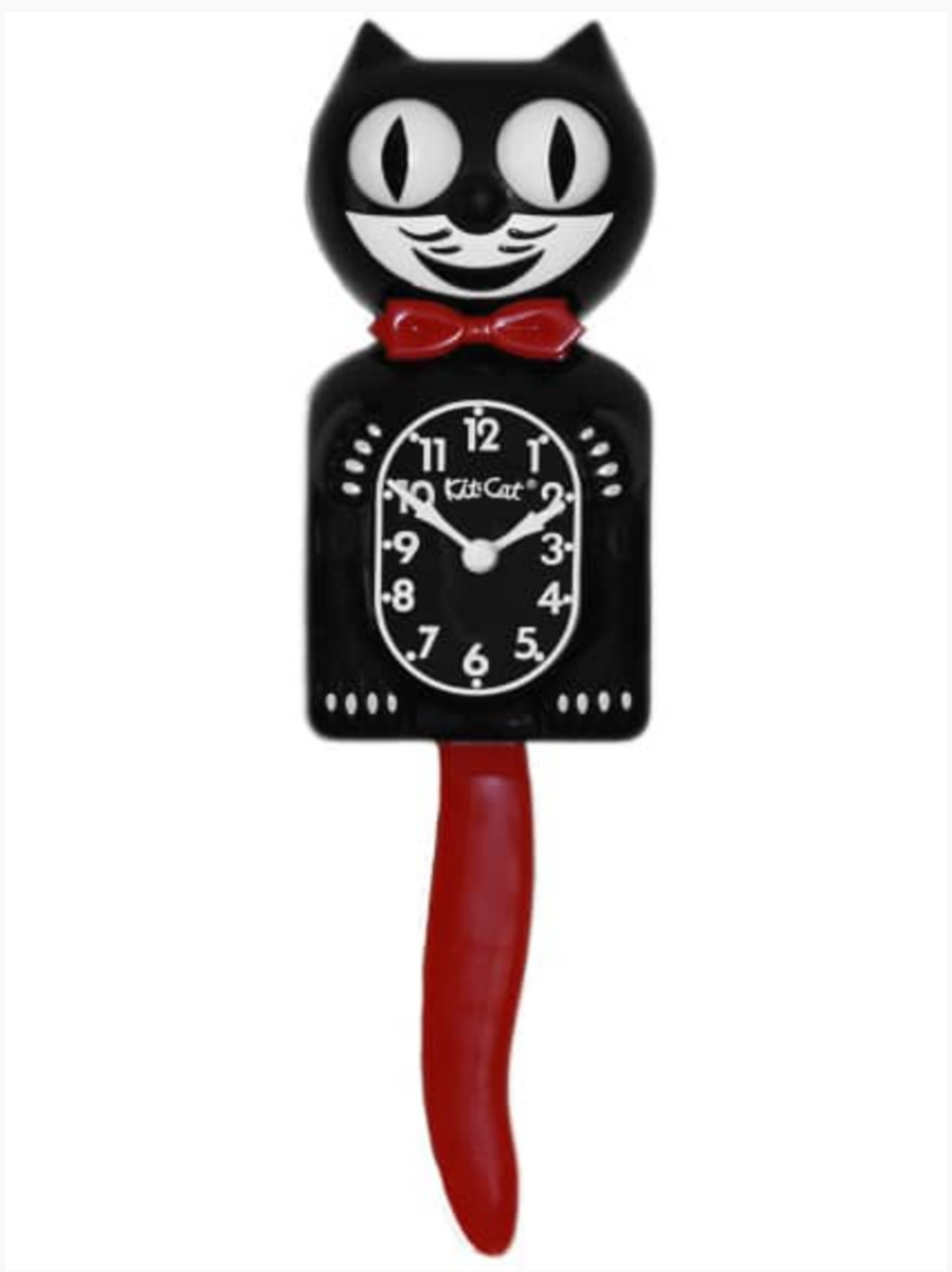 Crimson Royale Kit Cat Clock World of Mirth