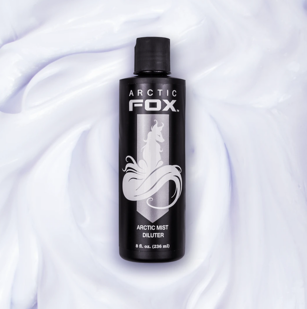 Bottle of Arctic Fox Arctic Mist Diluter for hair color.