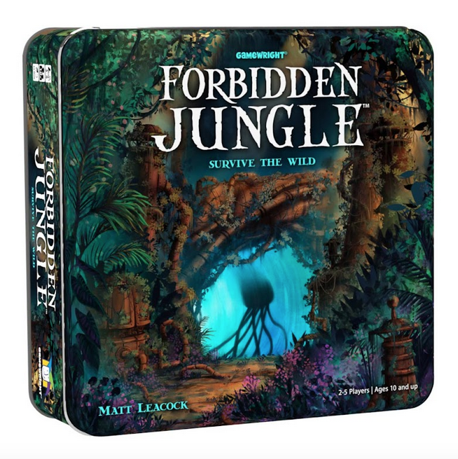 Forbidden Jungle game in it's tin box. 