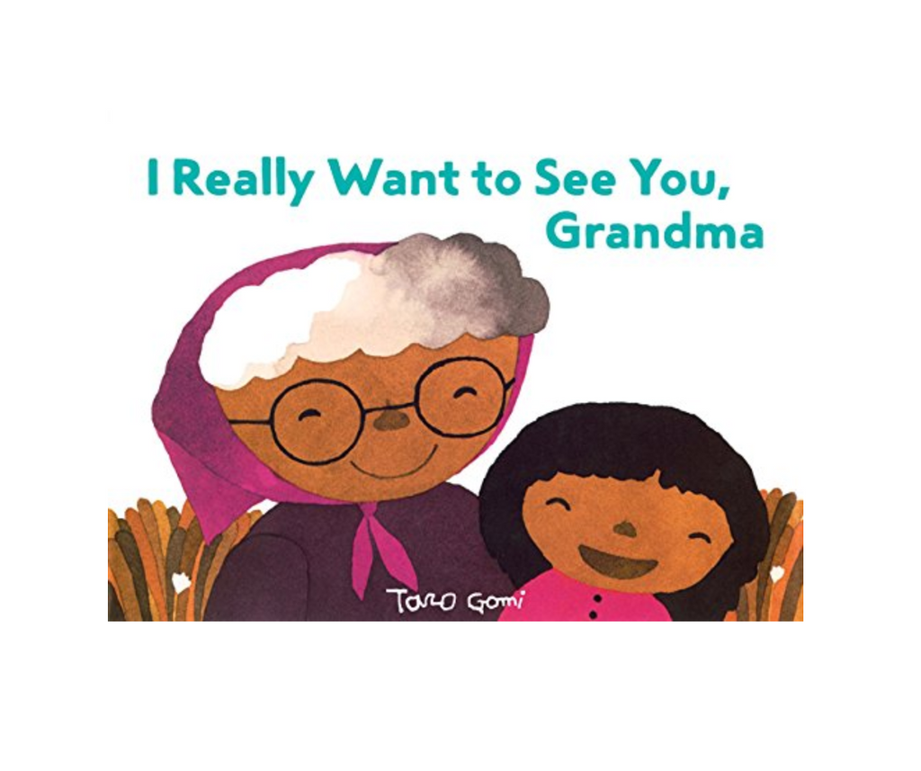 Cover of "I Really Wan to See You, Grandma" by Taro Gomi.