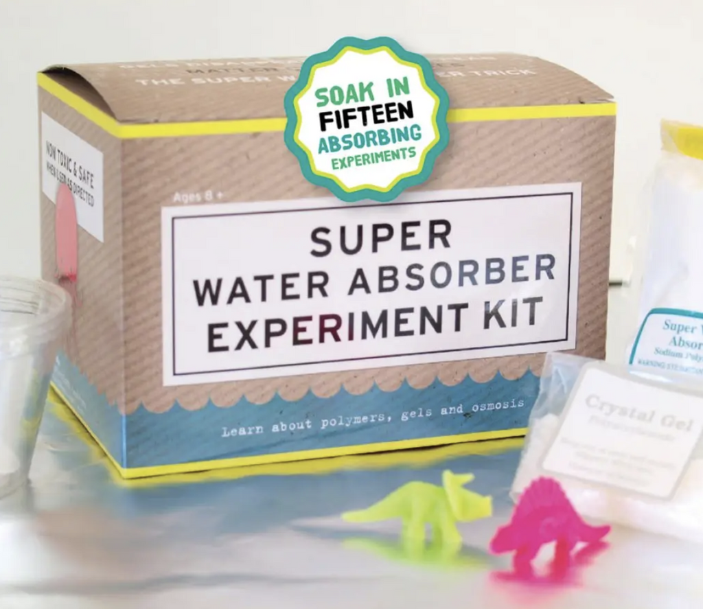 Super water absorber experiment kit.