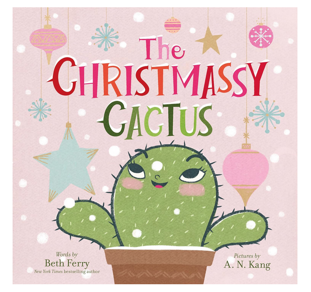 Cover of the The Christmassy Cactus book. 