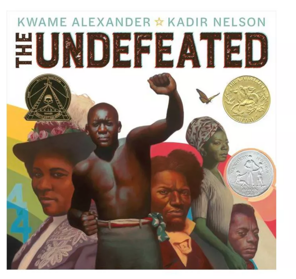 Cover of The Undefeated book by Kwame Alexander and Kadir Nelson.
