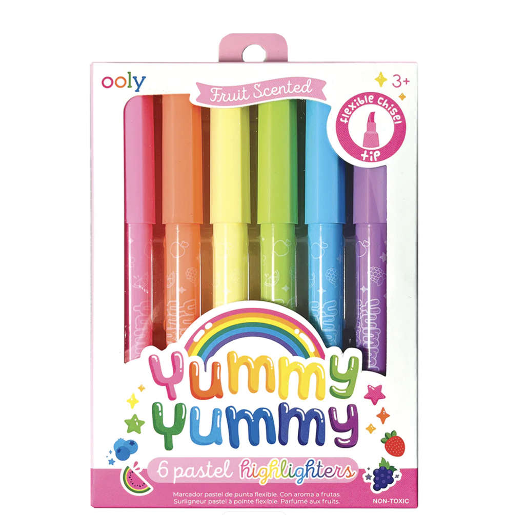 Yummy Yummy Scented Pastel Markers in box.