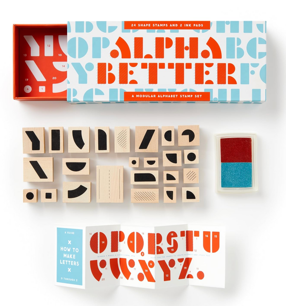 Alpha Better stamp and inkpad set. 