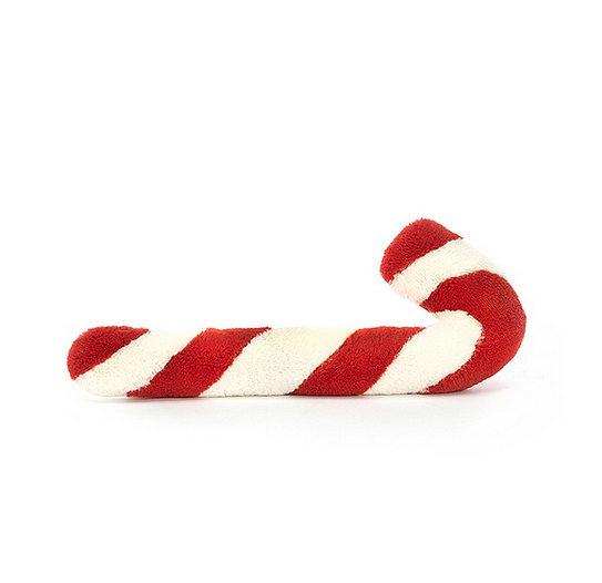 Back view of the Amuseable Candy Cane plush. 