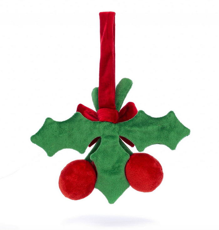 Back view of the Amuseable Holly plush. 