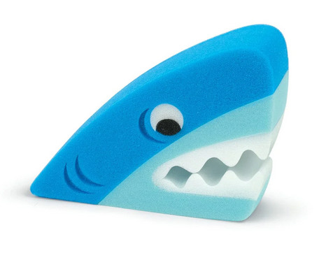 Bath Biter Shark fun animal-shaped sponge.