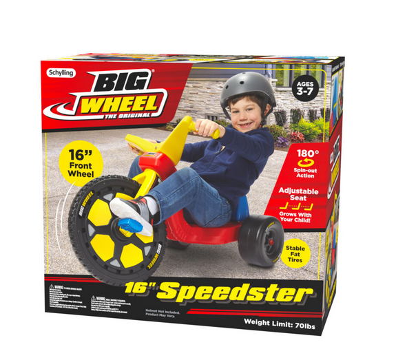 The box for the Big Wheel Speedster.