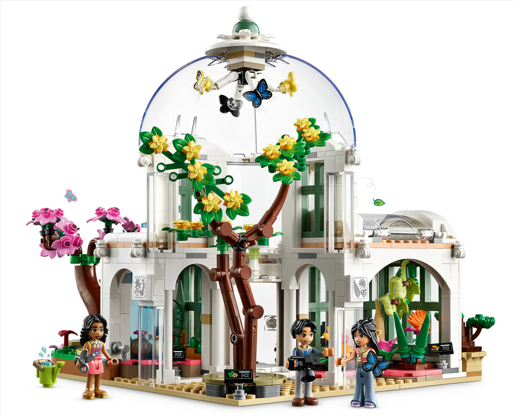 Constructed Lego Friends Botanical Garden set.
