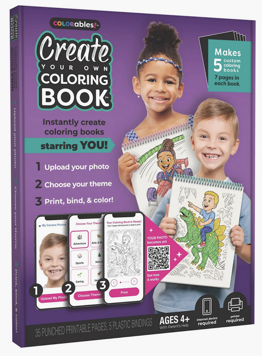 COLORables! Create Your Own Coloring Book Kit โ World of Mirth