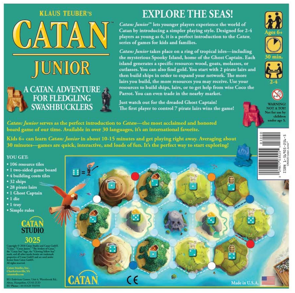 Back of Catan Jr Box.