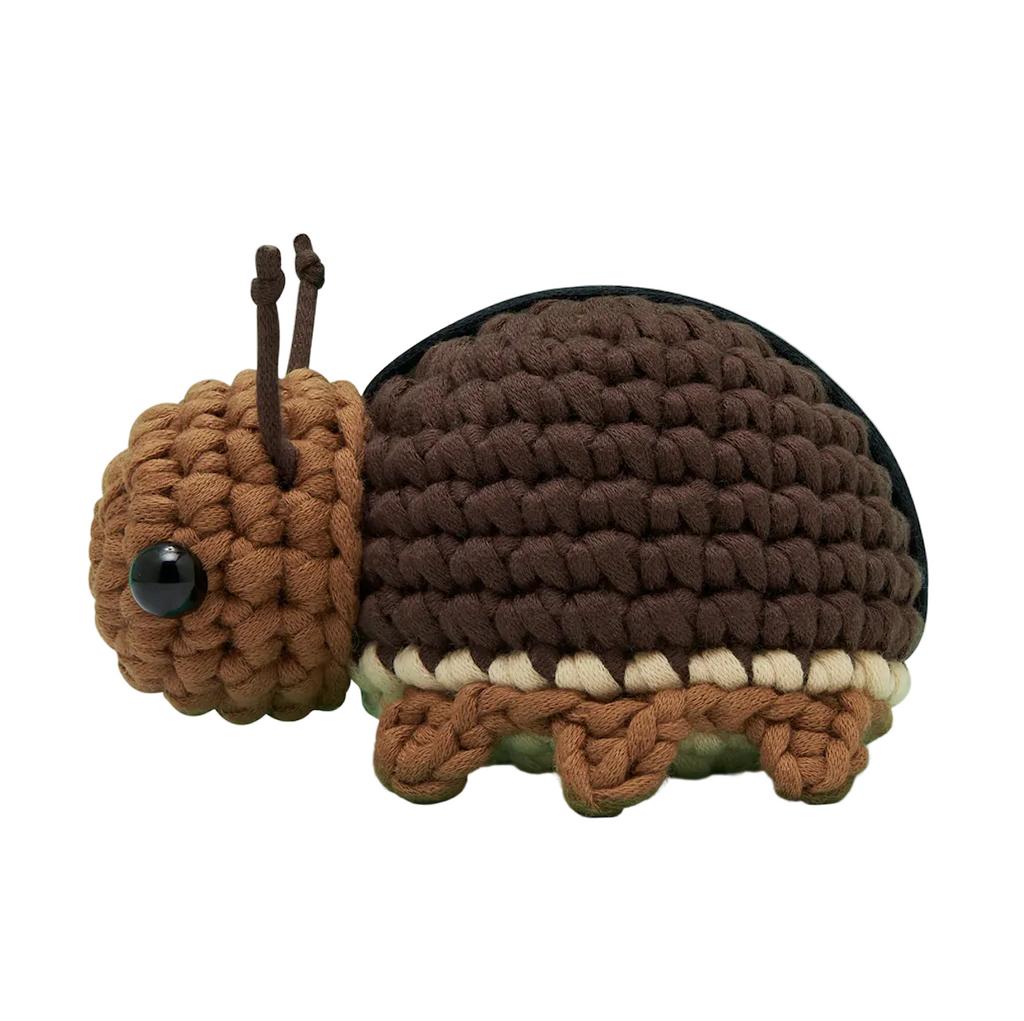 The cutest little roach made using the Charlie the Roach Crochet Kit. 