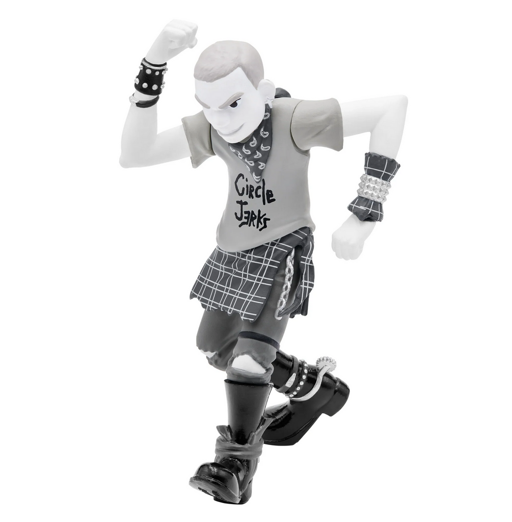Grayscale Skank Man action figure.