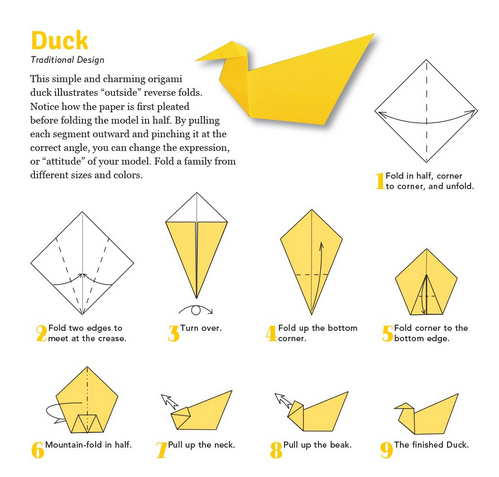How To Make An Origami Duck: An Easy Guide For Beginners - Professor Origami