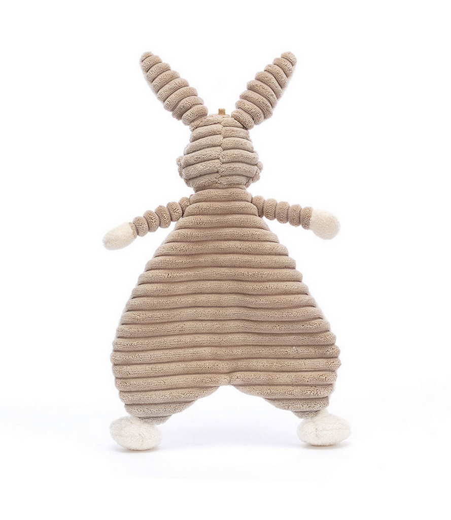 Rear view of the Cordy Roy Plush Hare Comforter