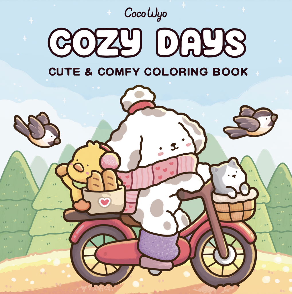 Cover of Cozy Days Cute & Comfy coloring book by Coco Wo