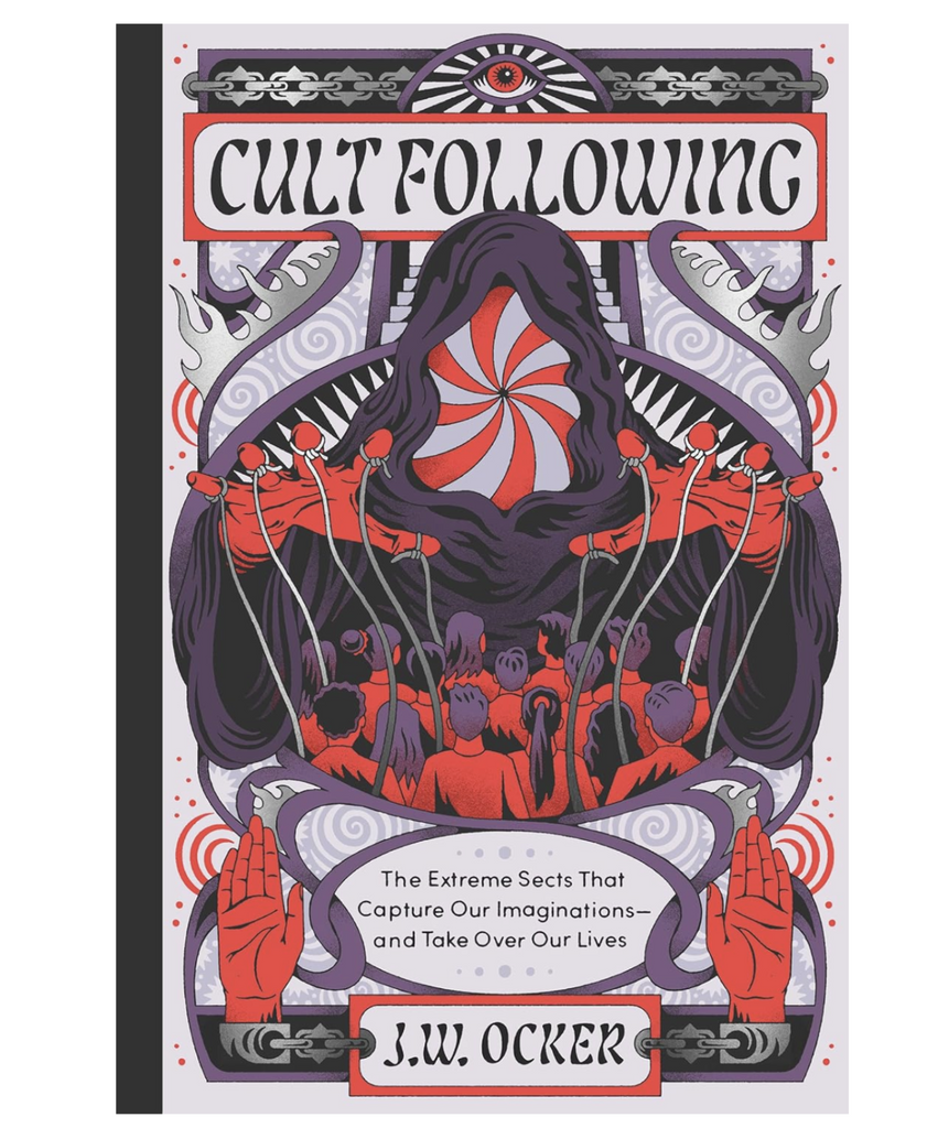 Illustrated cover of "Cult Following" by J.W. Ocker. 