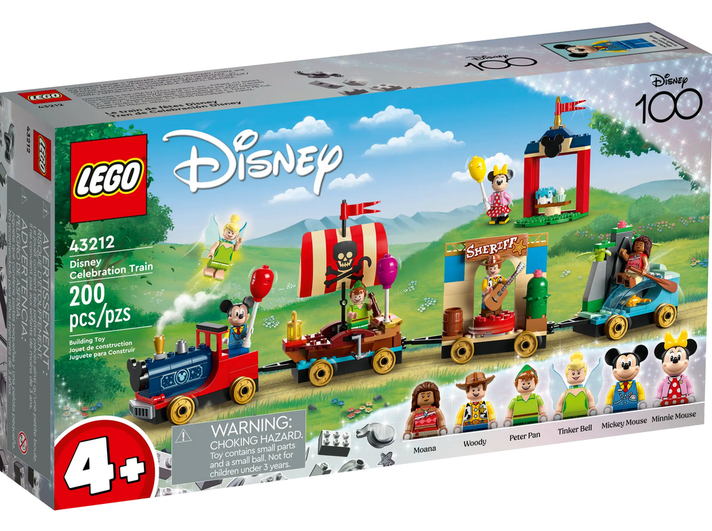Box of Lego Disney Celebration Train set.