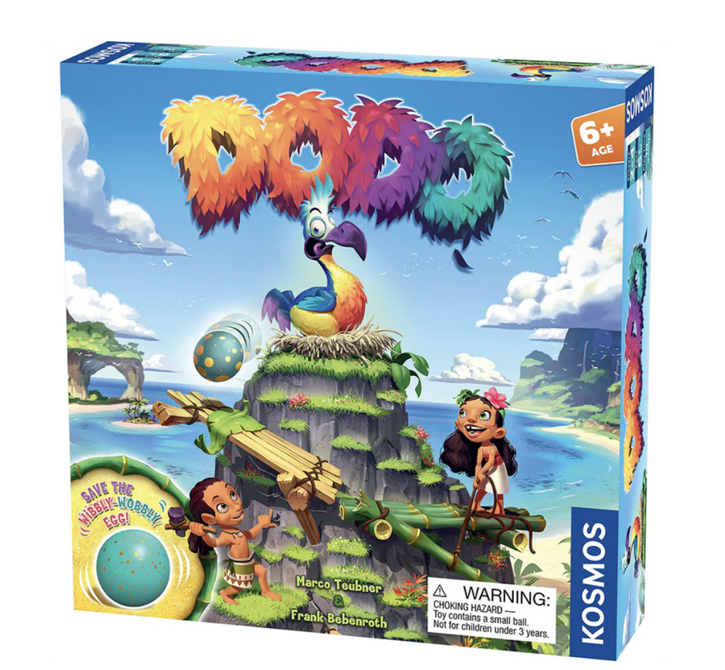 Game box with an illustration of the Dodo nest. 