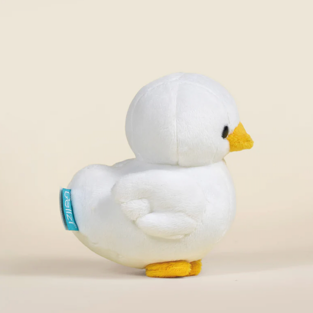 Chubby little mini stuffed animal Ducki the Duck from Bellzi 