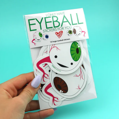 Package of Eyeballs sticker set 