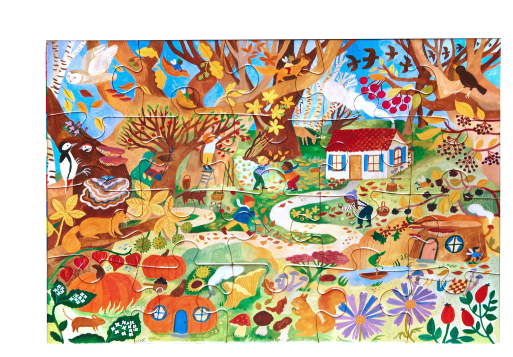 Completed puzzle on a white background.