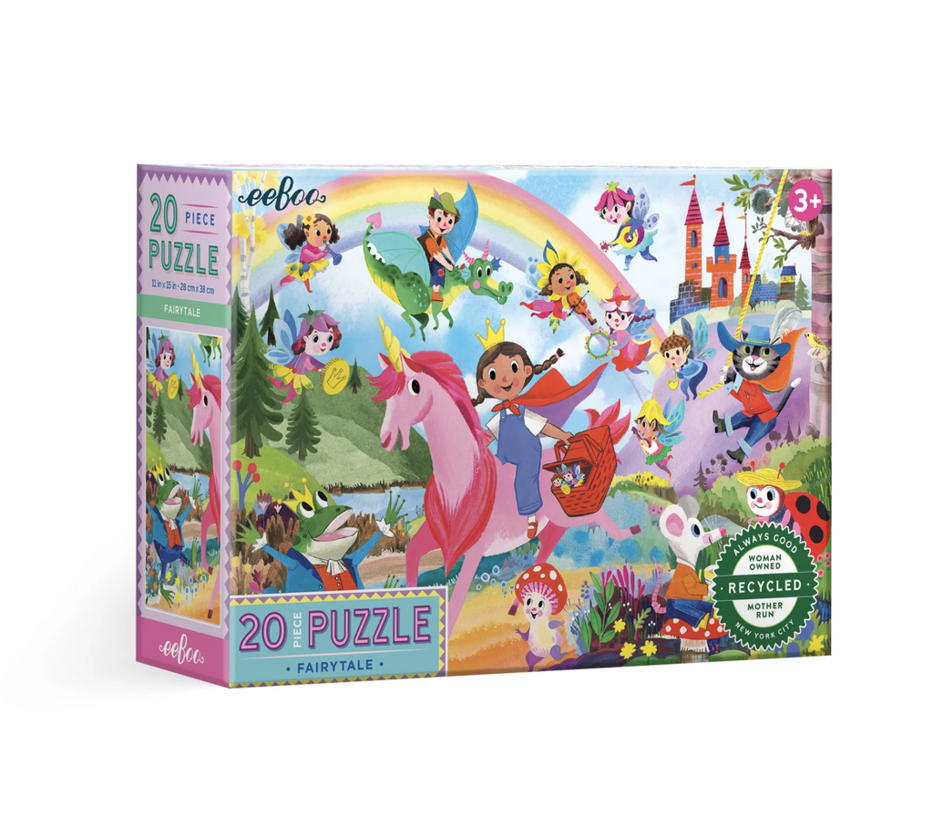 20 piece Fairytale puzzle box featuring the artwork of Linda Bleck.