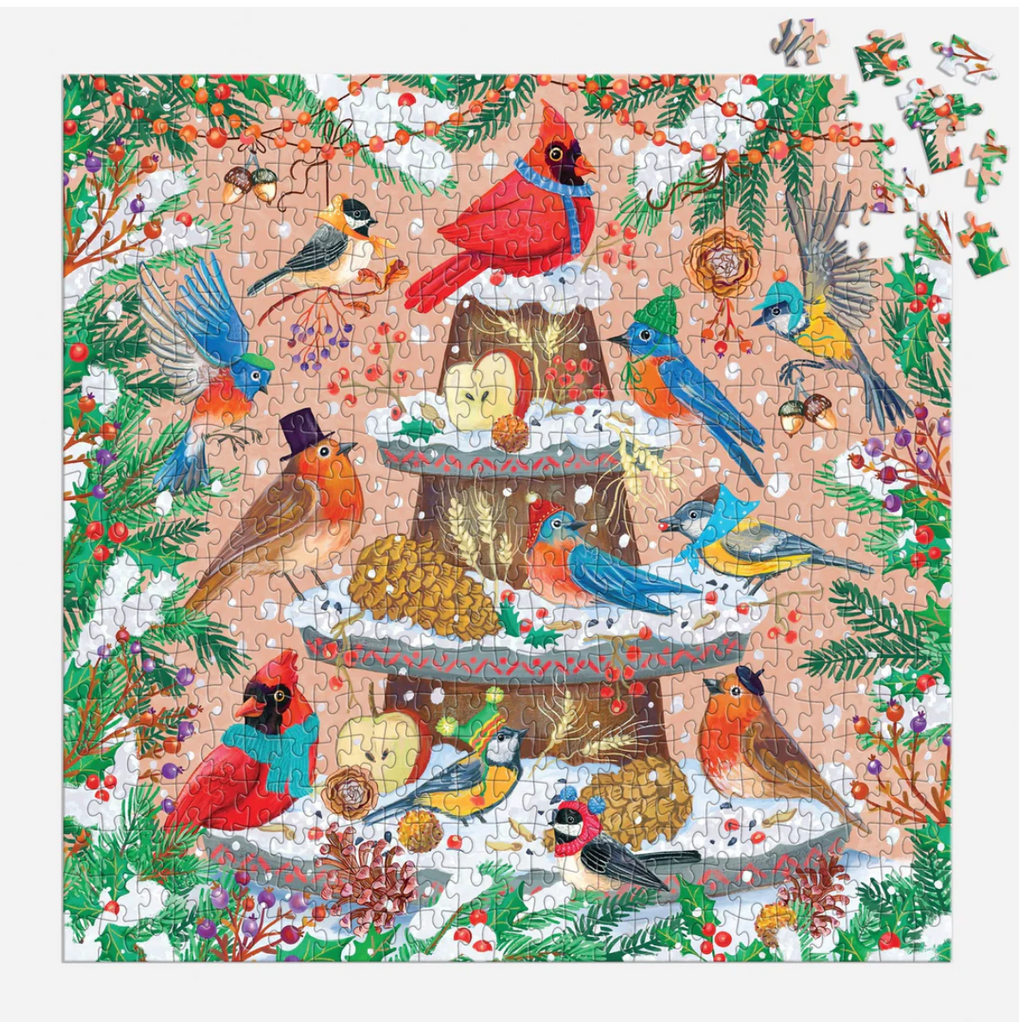 Completed puzzle on a white background.