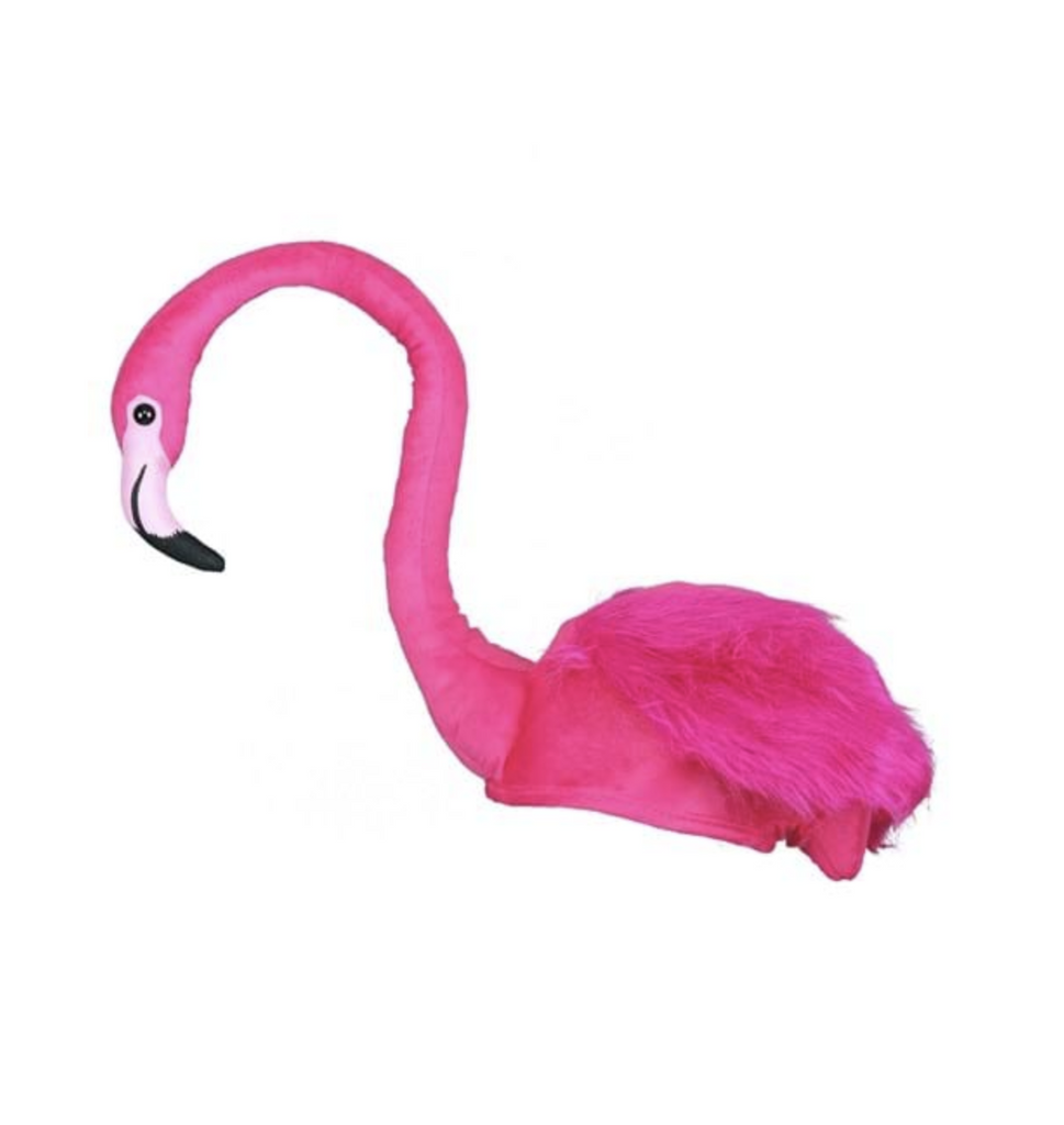 Plush Pink Flamingo costume hat. 