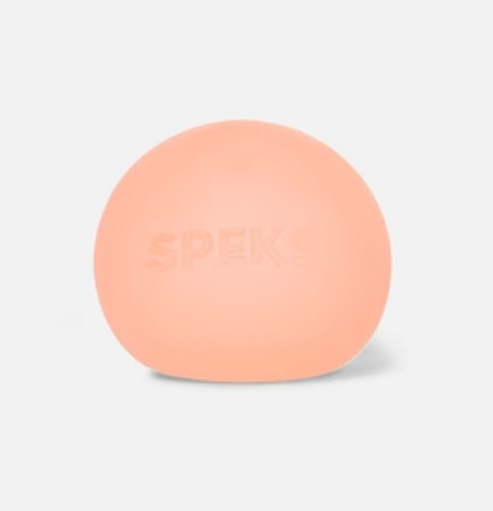 Speks Gump memory gel stress ball in the color Reef. 