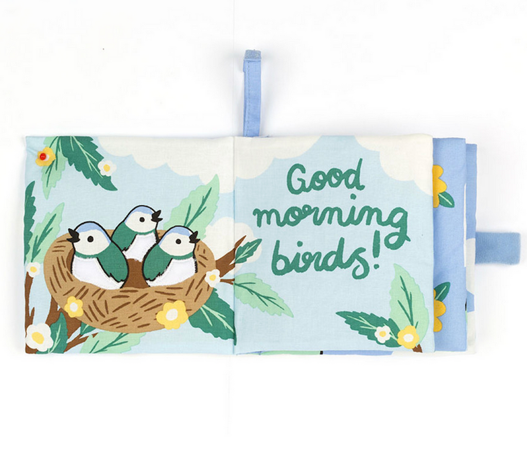 Interior pages from the "Hello Sun" soft book. 