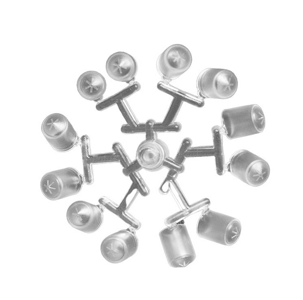 Pile of HummGuard Nectar Tips, which can be used with the AspenPerch feeder to keep ants and wasps out of your hummingbird feeder.