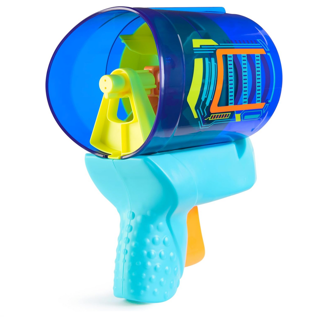 Hydro Ring Water Launcher a simple design that delivers big fun, submerge it underwater and pull the trigger to unleash blast of water rings. 