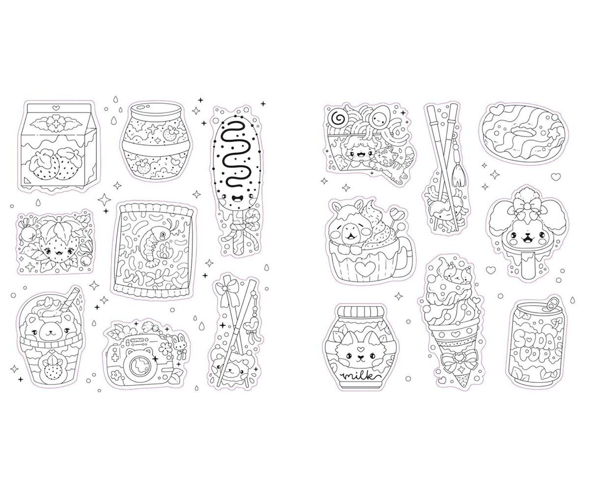 K-Pop Color-Your-Own Sticker Book – World of Mirth