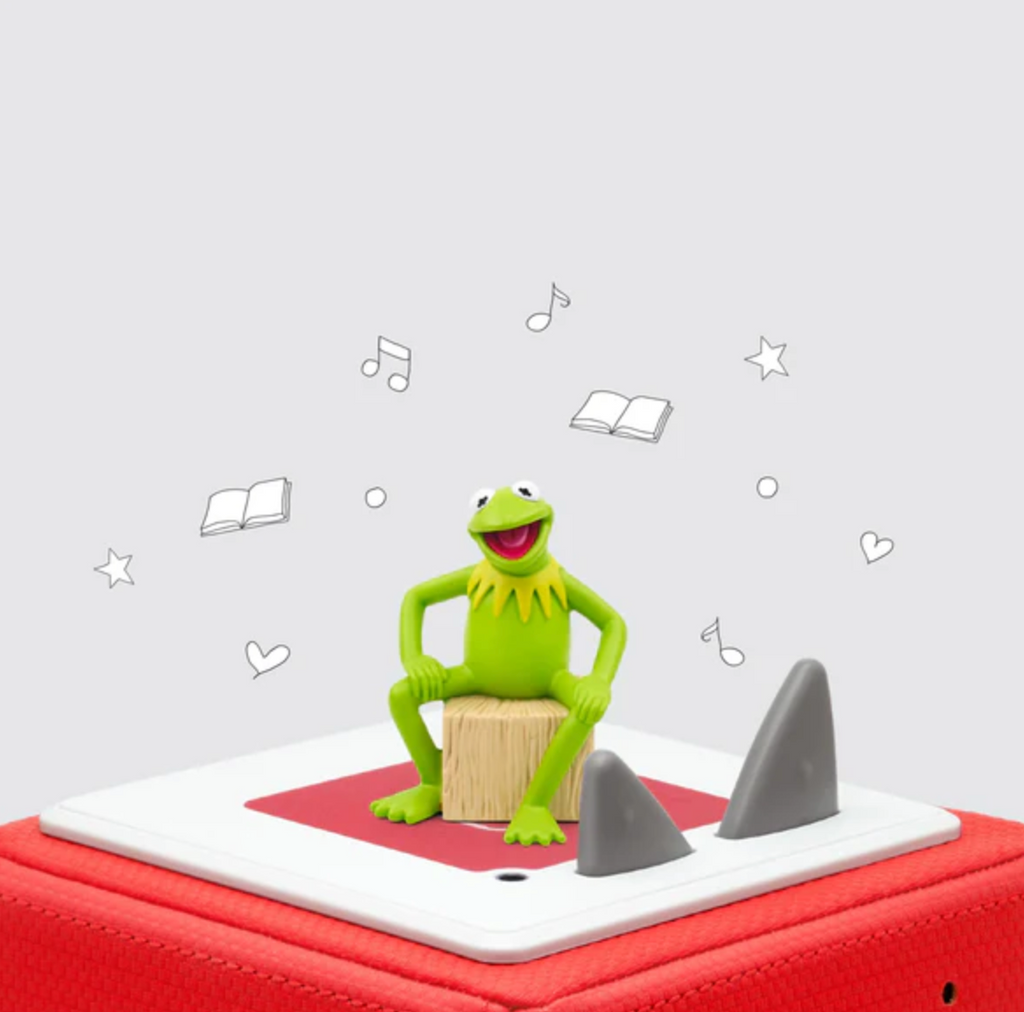 Kermit the Frog Tonie figure on Toniebox player.