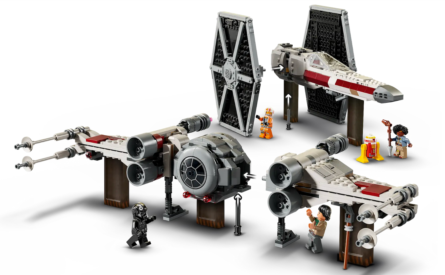 LEGO® Star Wars™ Caza Tie y X-Wing Fusionados Cazas estelares de LEGO® Star Wars™ Caza Tie y X-Wing Fusionados Cazas estelares de