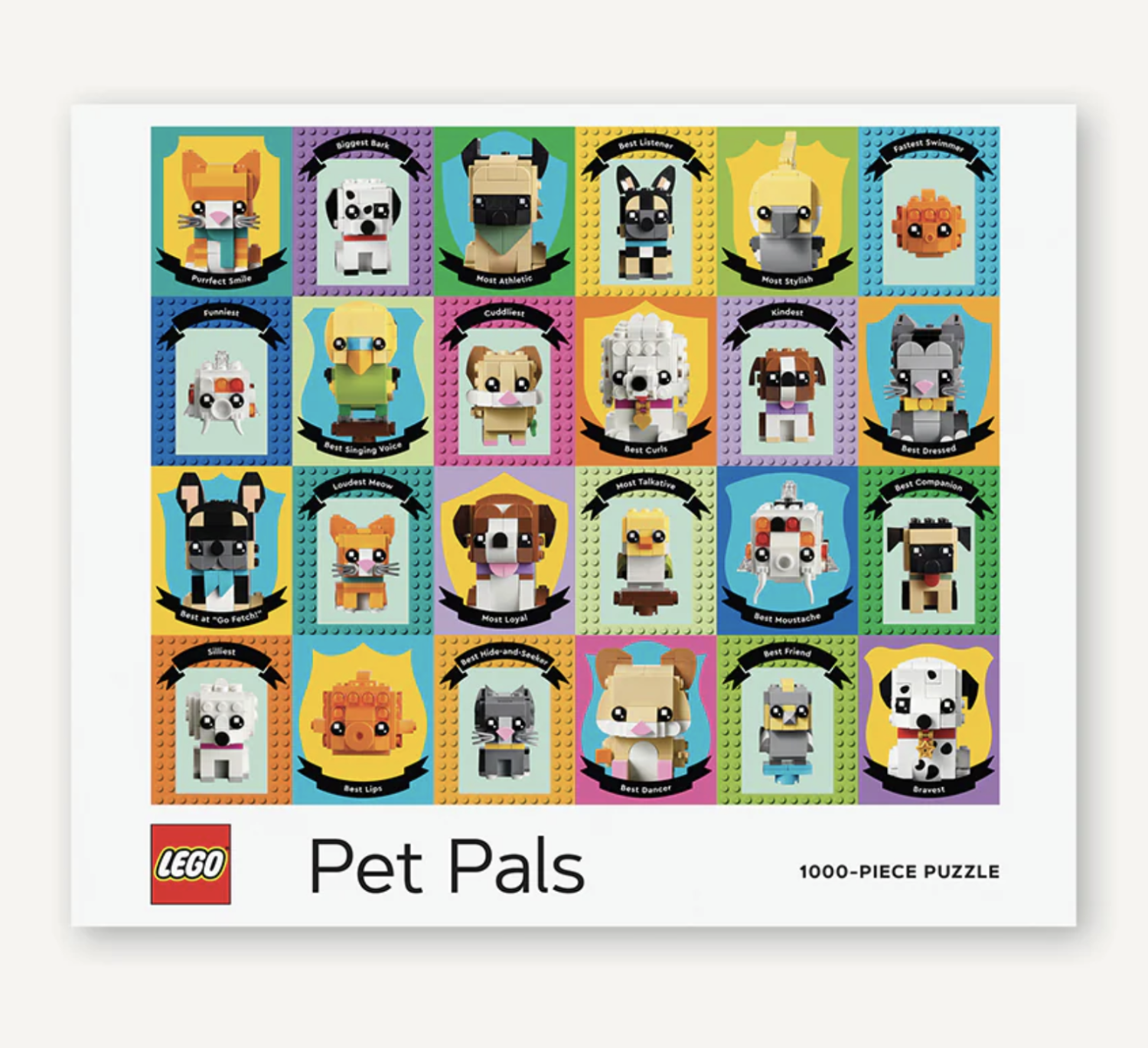 LEGO Pet Pals 1000 Piece Puzzle World of Mirth
